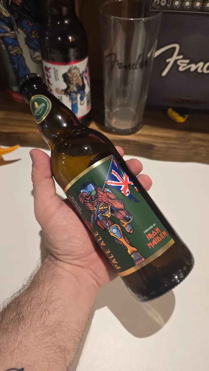 Garrafa de Cerveja Trooper Iron Maiden - Foto 4