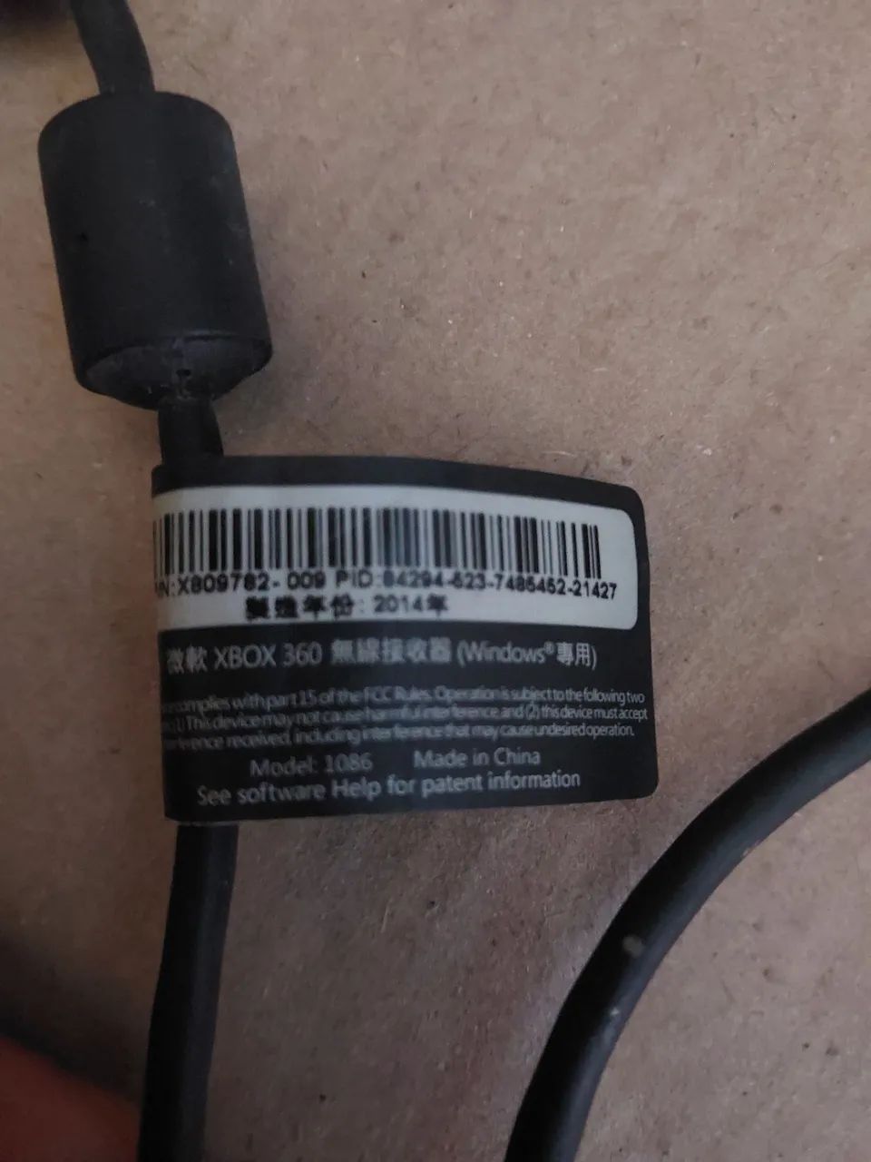 Receptor Wireless Original Microsoft Xbox 360 para PC  - Foto 3