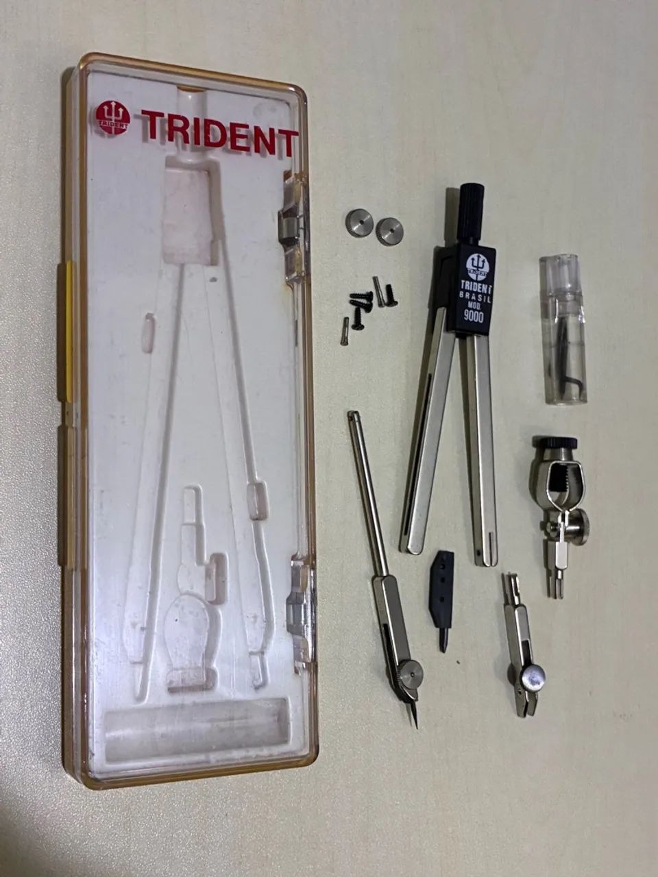 Compasso Trident Mod. 9000 - Completo e em Ótimo Estado de Conservação - Foto 4
