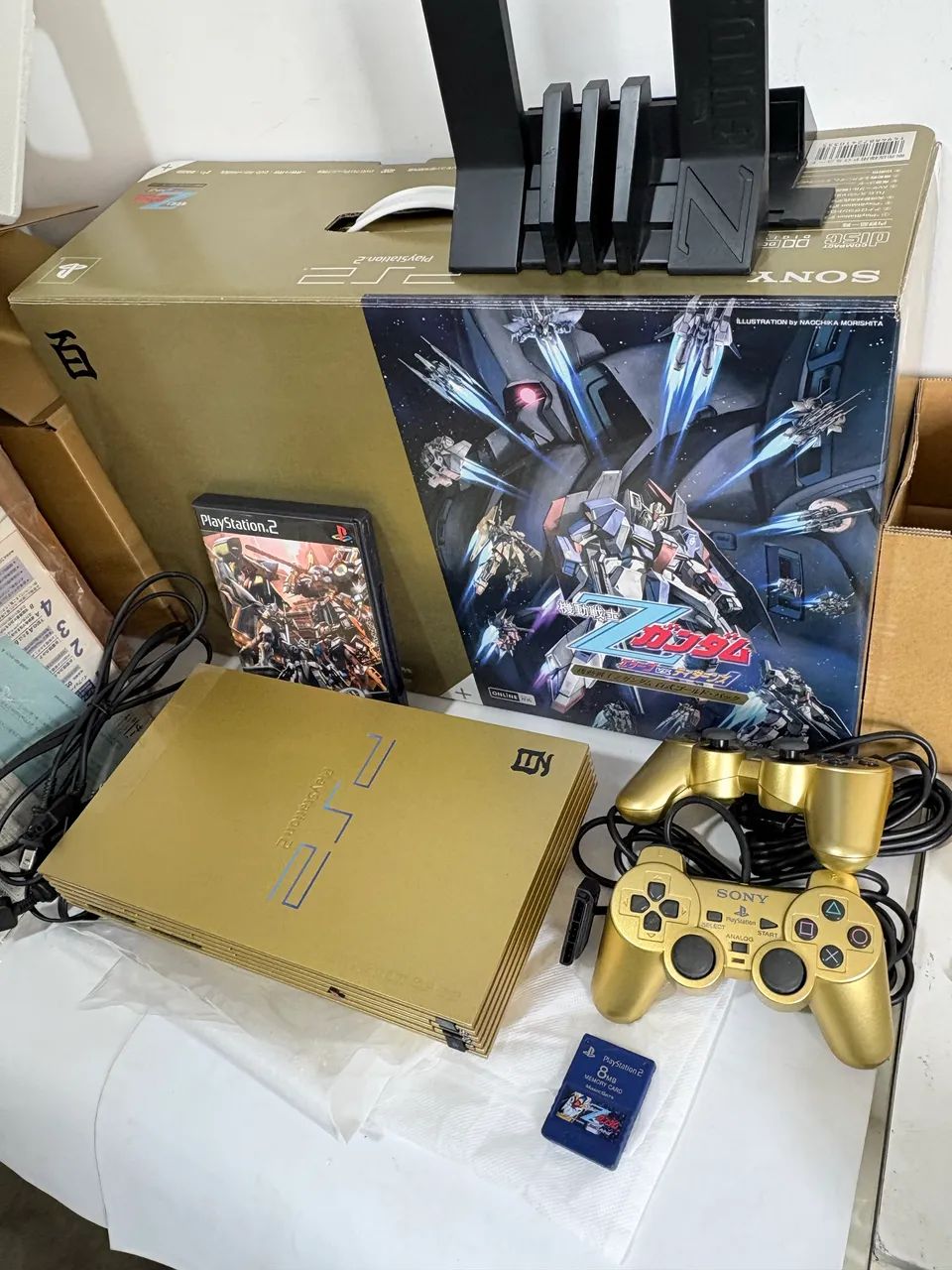 Console Playstation 2 dourado gundam gold ps2 - Foto 2