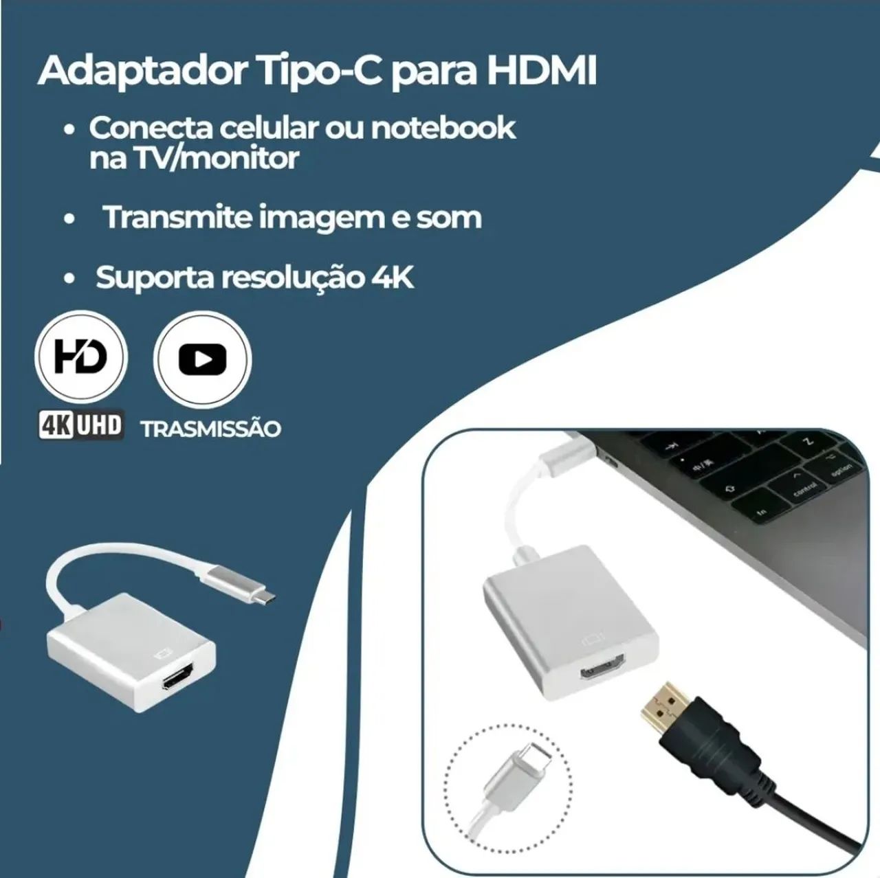Adaptador USB C para HDMI - Foto 2