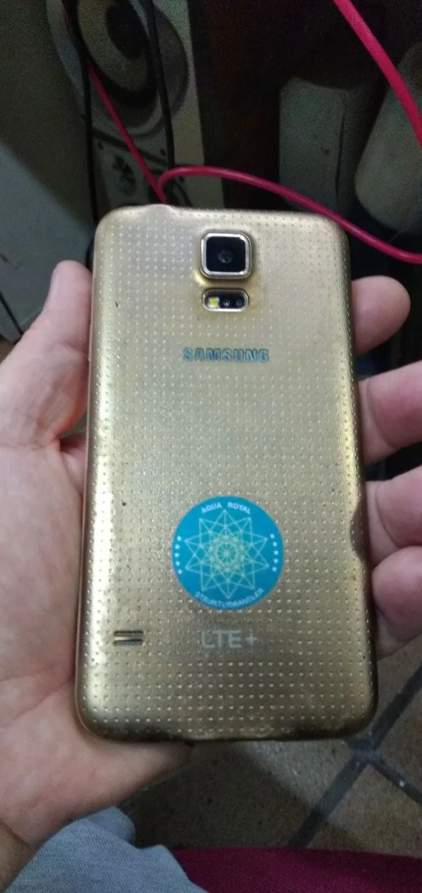Cel. Samsung S5 Plus (SM-G901F) funcionando - c/ NFC, tela e baterias OK  - Foto 4