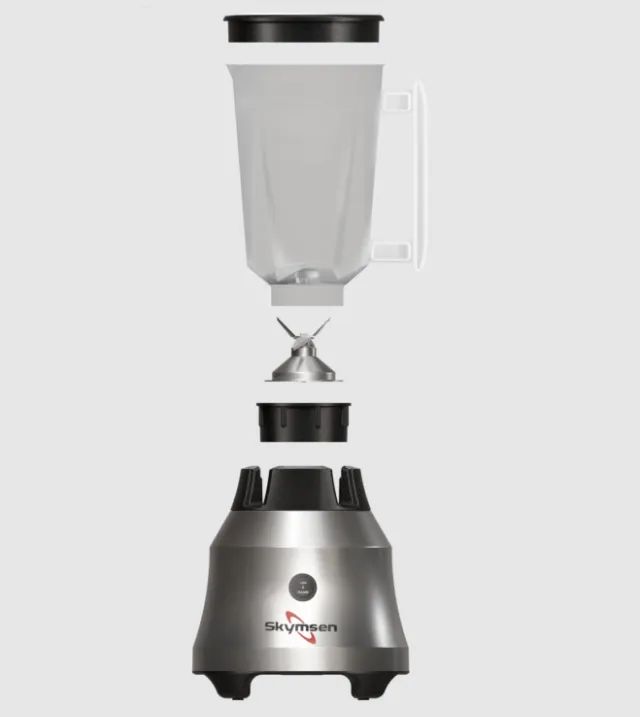 Liquidificador Inox Copo de Plástico, Alta Rotação 1,5L - 900W 220V - Foto 3