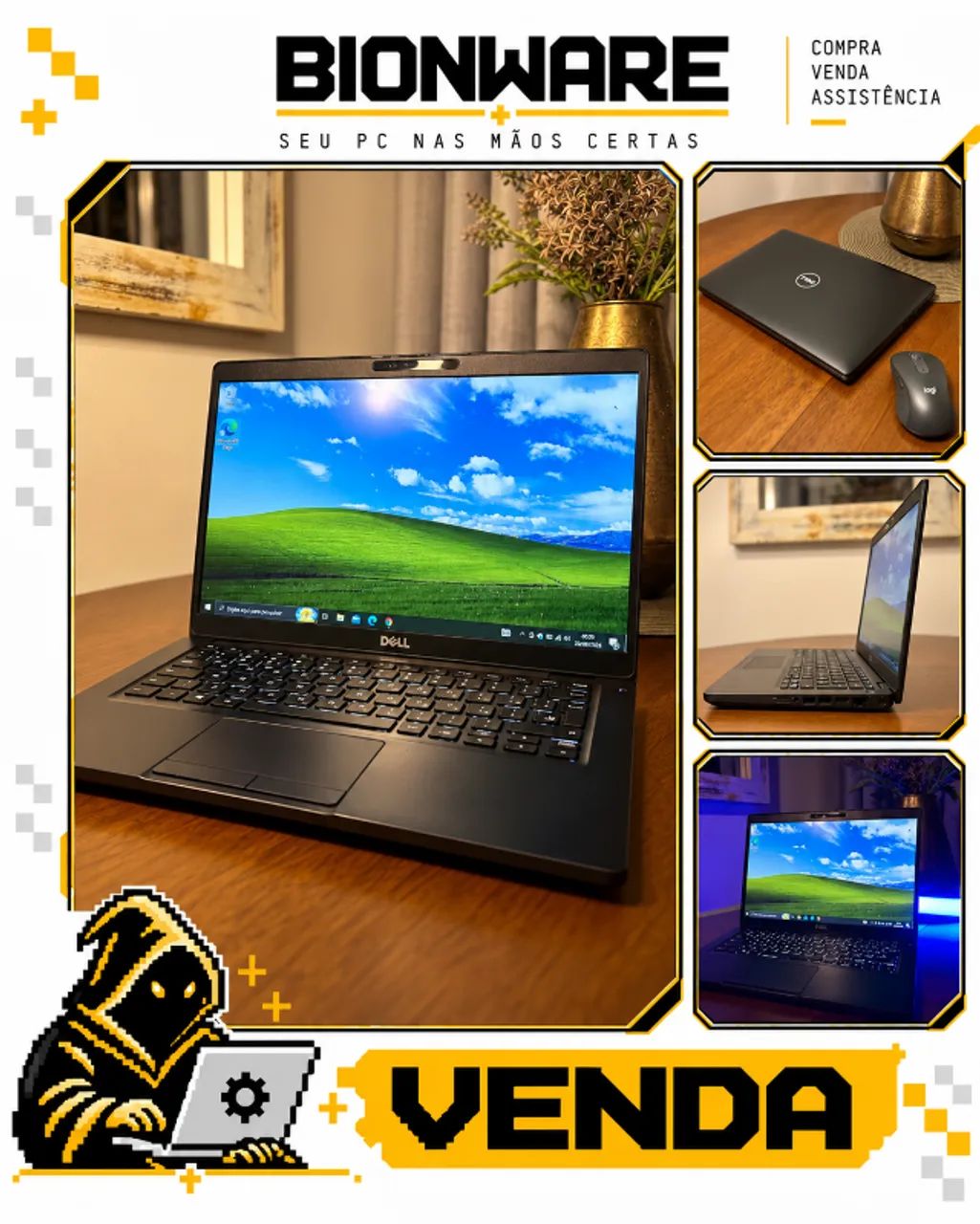 NOTEBOOK DELL LATITUDE 5400 | CORE i7 8ª GERAÇÃO | 16GB RAM | SSD 256GB | WINDOWS 11