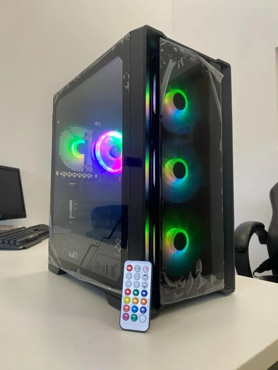 Pc Gamer Ryzen 7 2700 16gb ram ssd nvme 500gb RX 580 8GB- Loja física - Foto 3