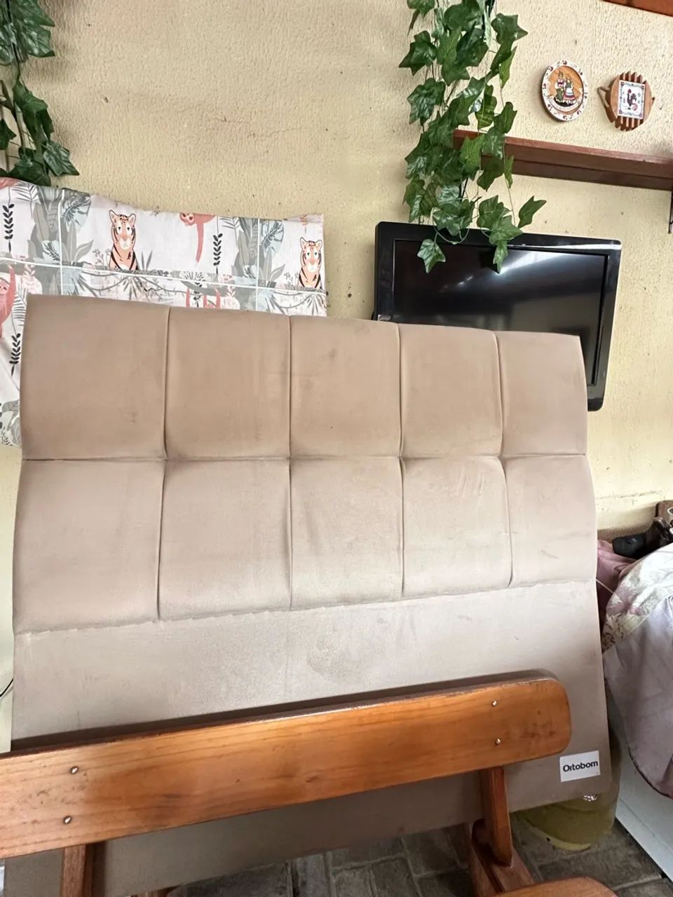 CABECEIRA DE CAMA CASAL ORTOBOM - R$ 250 - Foto 4