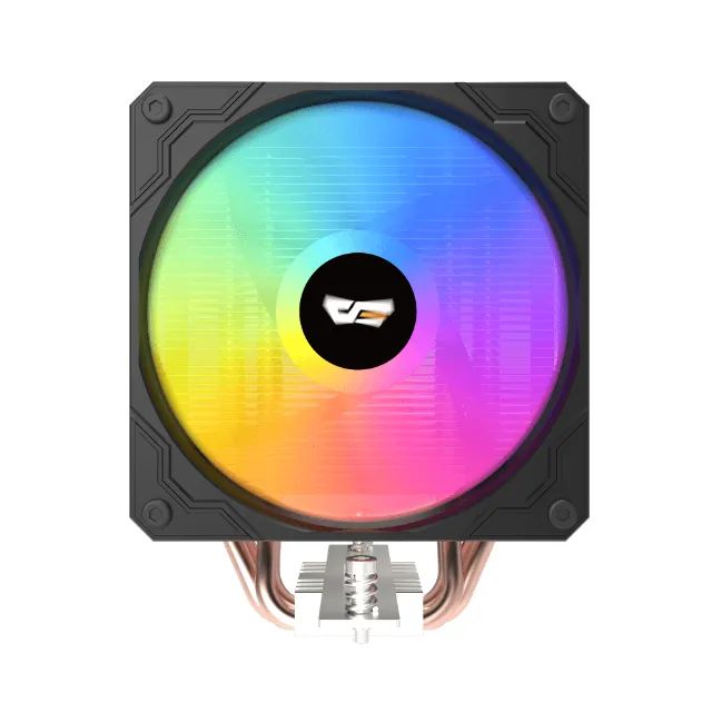 Cooler para processador CPU Darkflash Display digital temperatura AMD, Intel - Foto 2