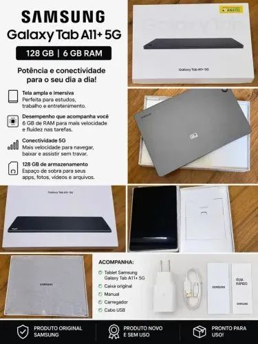 Tablet Samsung Galaxy TAB A11+ 5G de 128GB/6GB - Foto 5