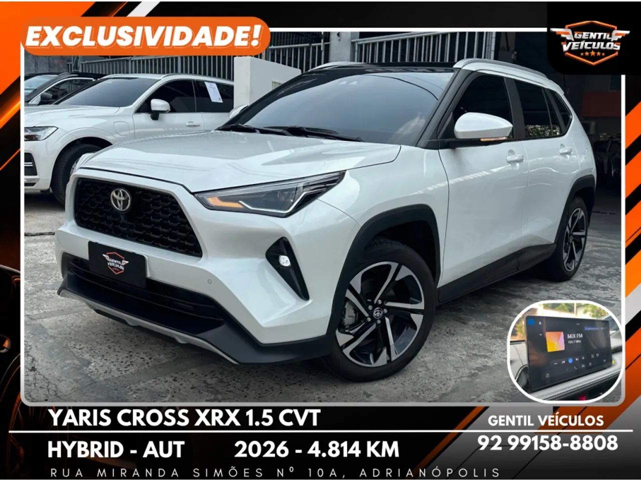 Toyota Yaris YARIS Cross XRX 1.5 16V 5p Aut. (Híbrido) 2026