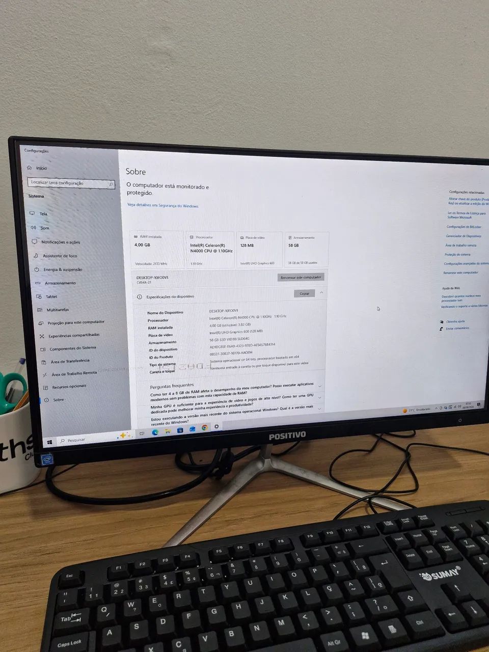 Computador All In One Slim - Foto 4
