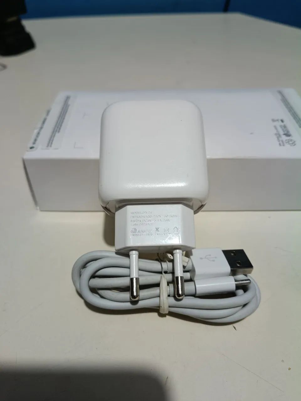 Carregador 25 Watts Duplo USB+ Cabo - Foto 3
