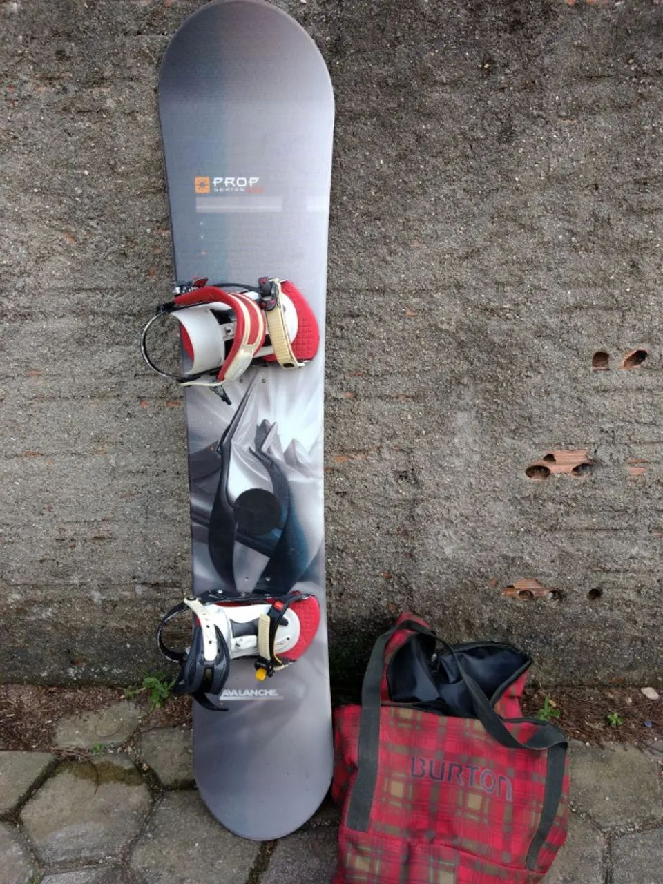 Prancha Snowboard + Bindings