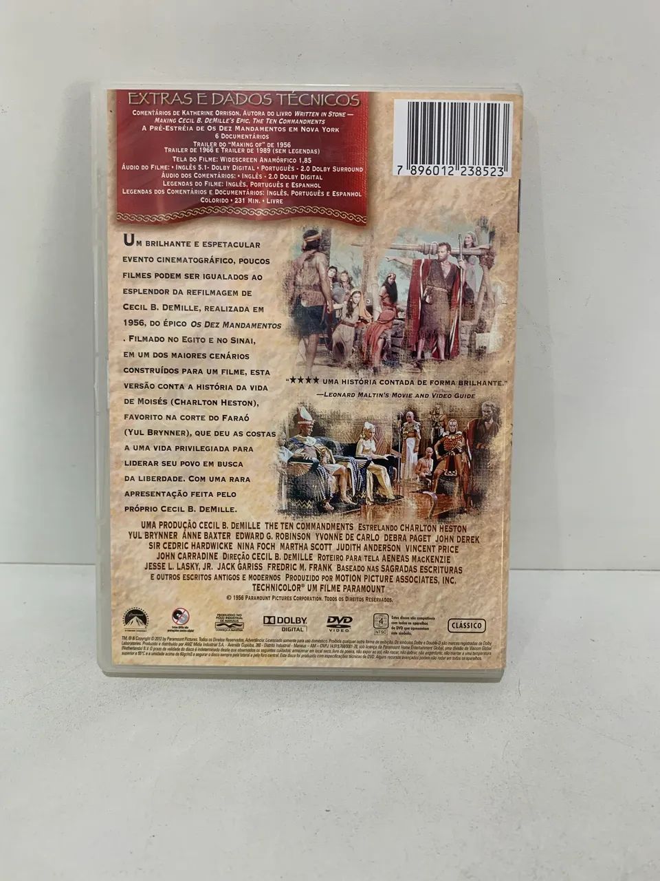 DVD os dez mandamentos  - Foto 2
