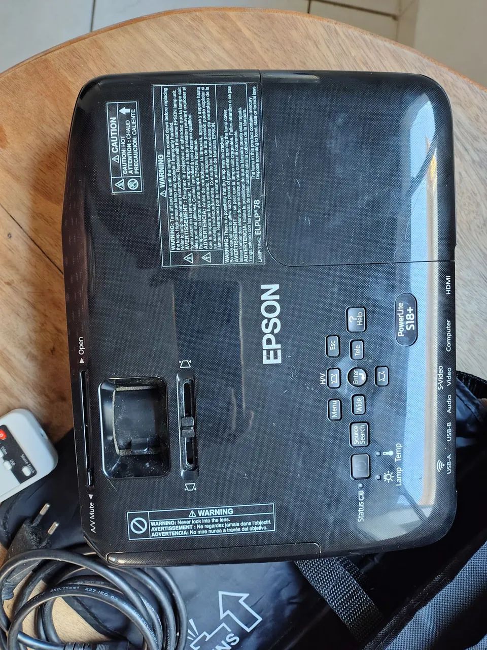 Projetor Data Show Epson Powerlite S18+ Wi-fi Hdmi - Foto 5