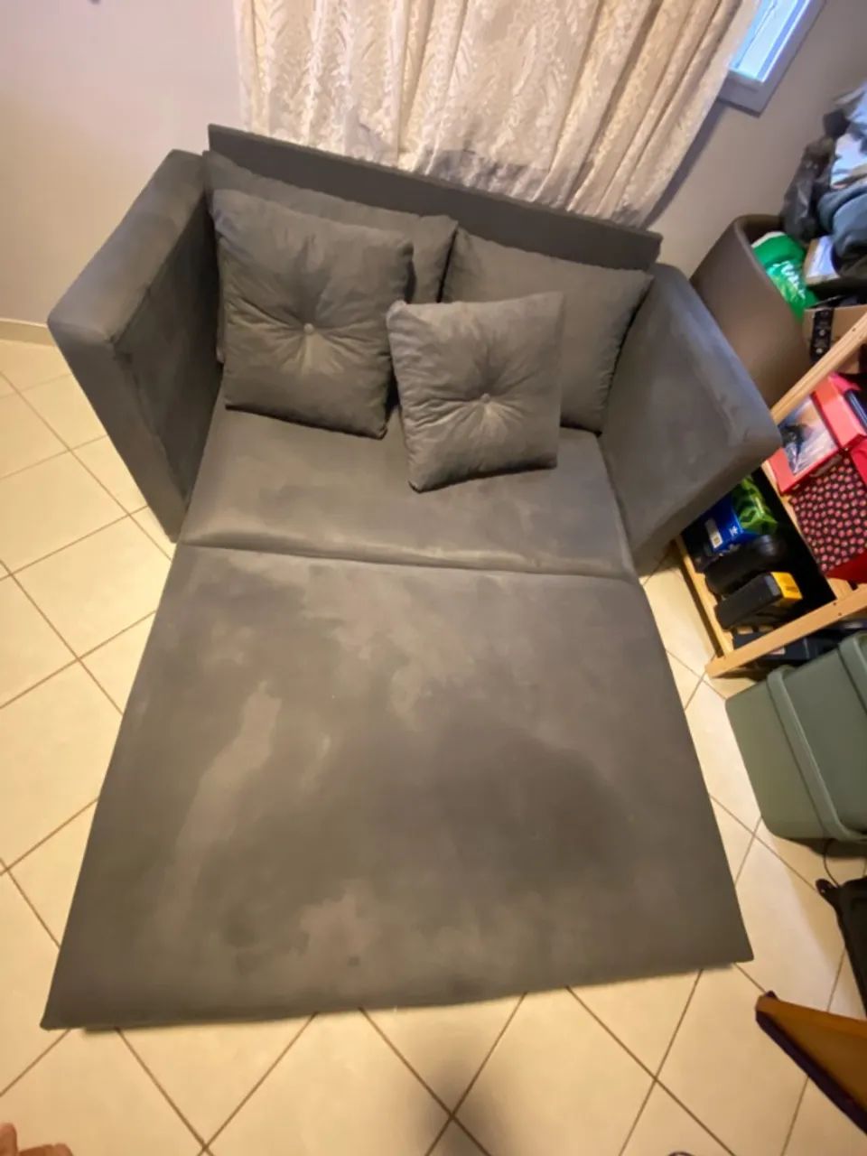 Sofá-Cama 2 Lugares - Excelente Estado - Pouco Uso - Foto 4