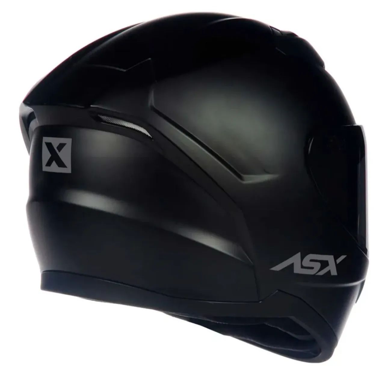 Capacete Asx city Solid preto - Foto 3