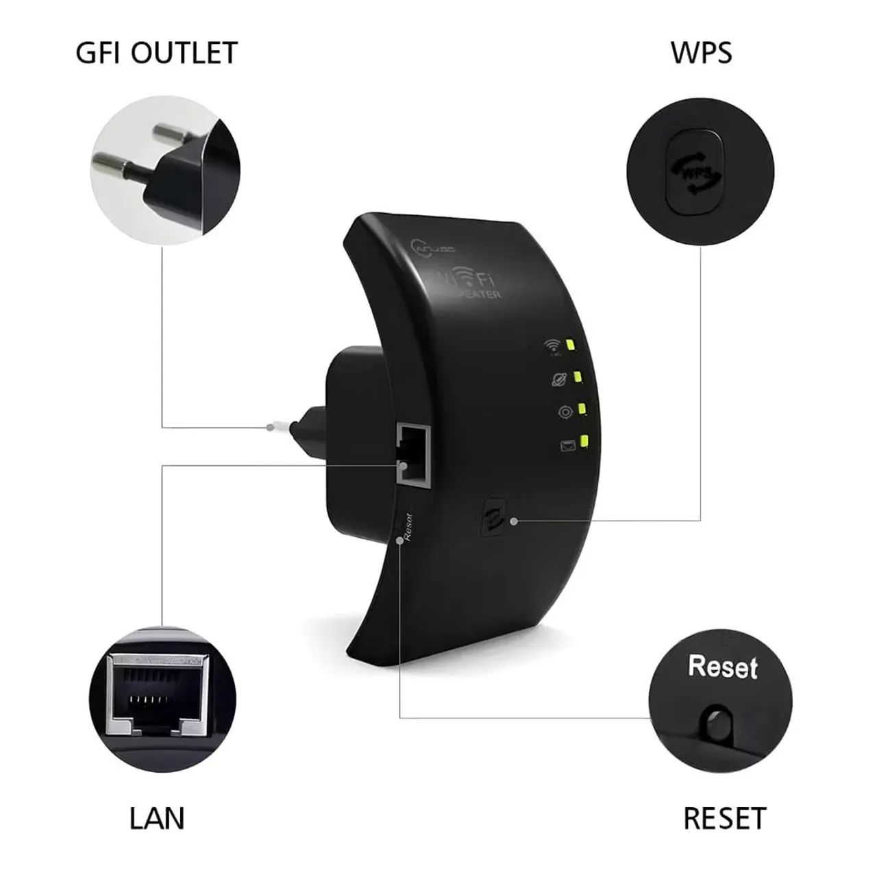 Repetidor de sinal amola sinal wifi da sua casa  - Foto 2