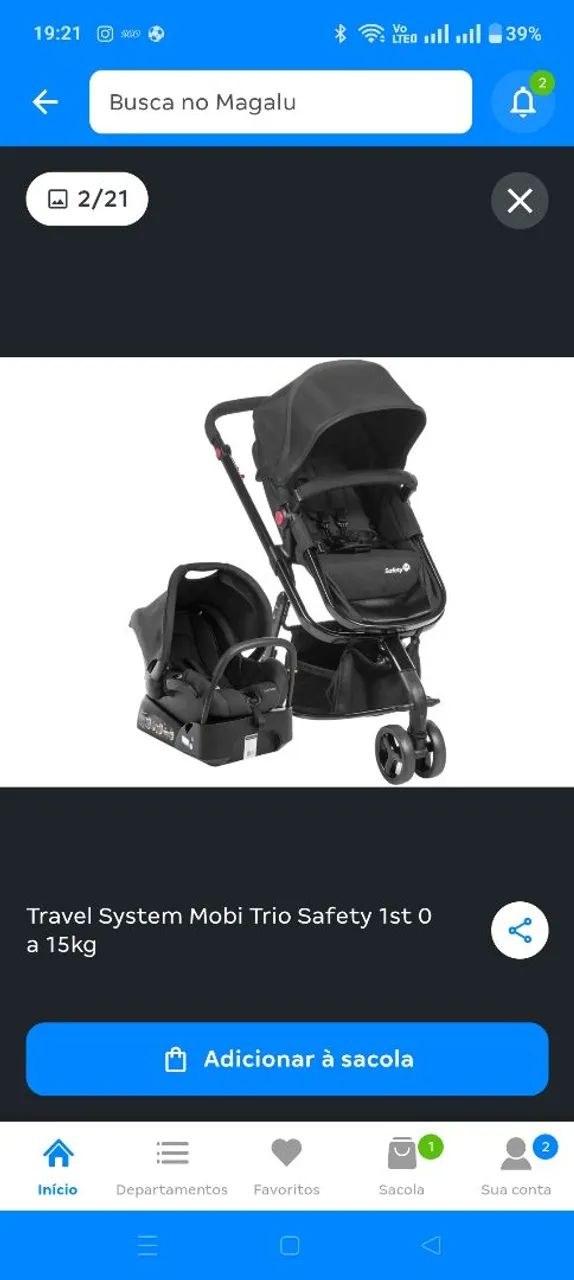 Conjunto carrinho de bebê Safety 1st