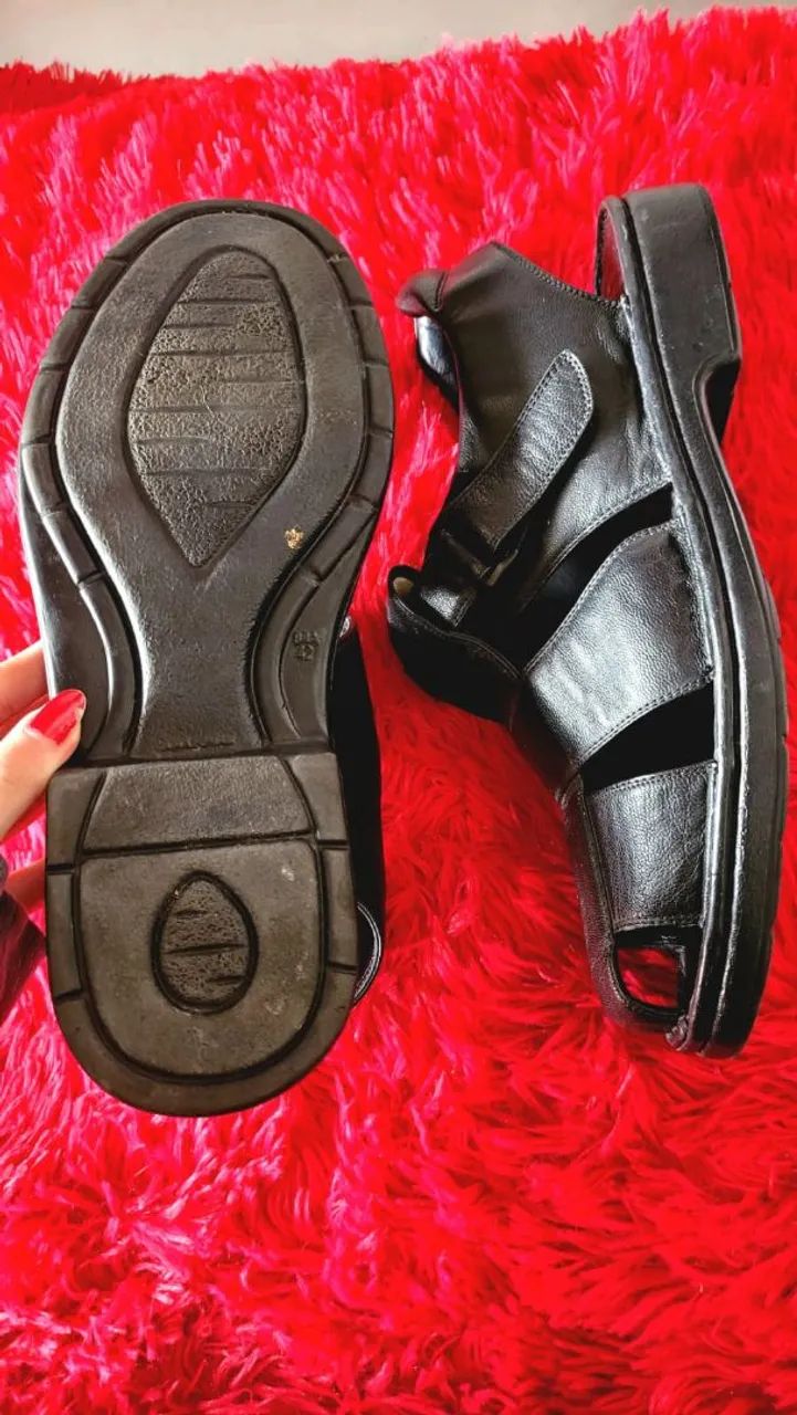 Sandália masculina Tam 42  - Foto 2