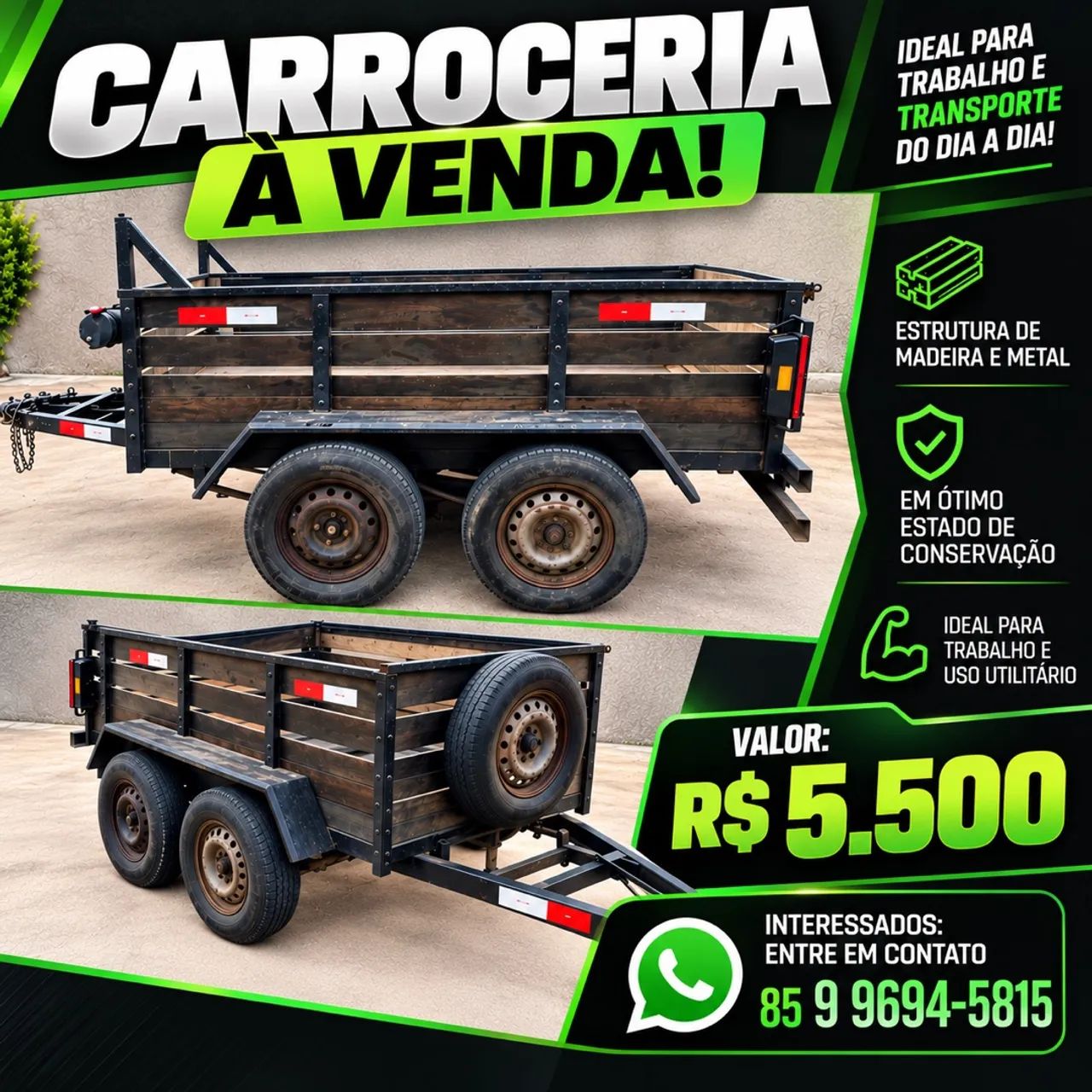 Carroceria à venda 