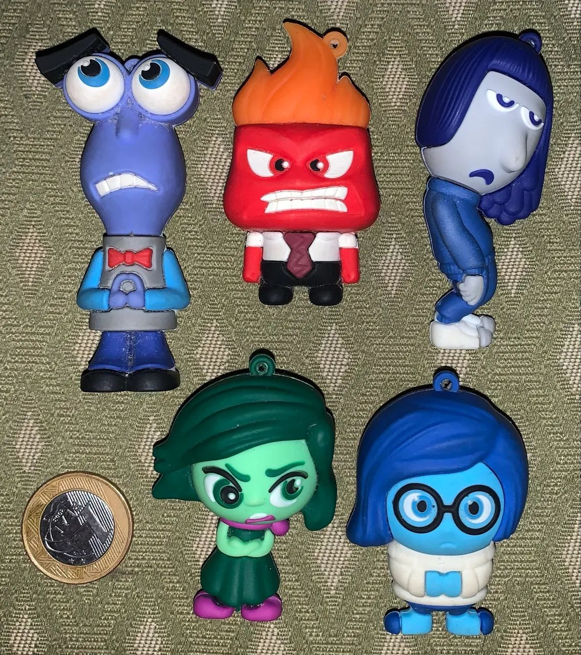 5 Figuras Divertida Mente ótimo estado impecáveis - Foto 4
