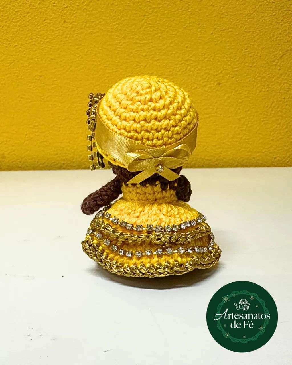 Amigurumi Crochê Oxum - Orixás Umbanda - Foto 3