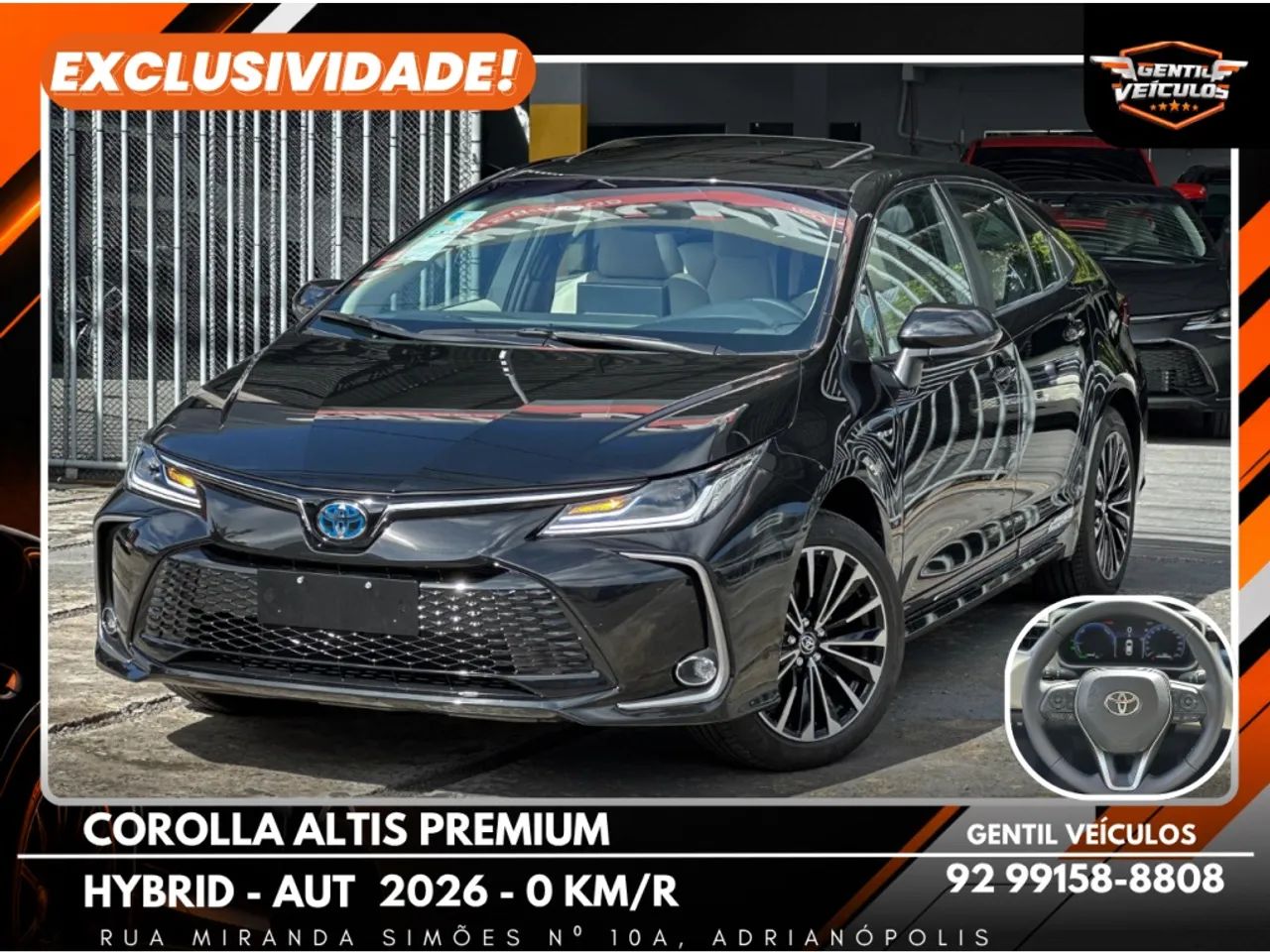 Toyota Corolla Altis Prem. Hybrid 1.8 Flex AUT 2026