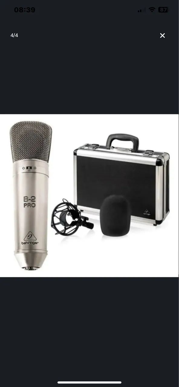 Microfone profissional 