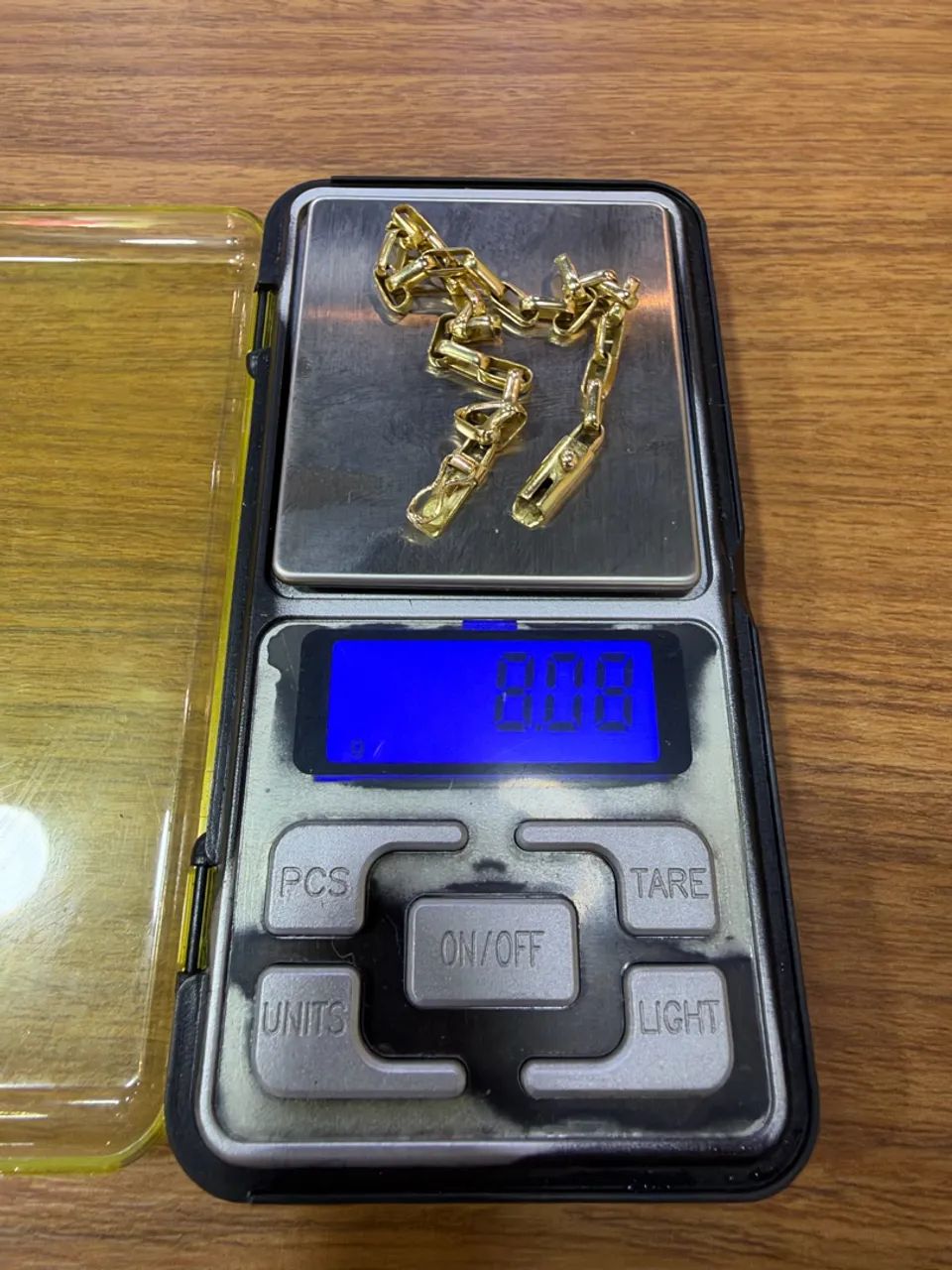 Pulseira em ouro 18k cadeado  MACIÇO 8 gramas