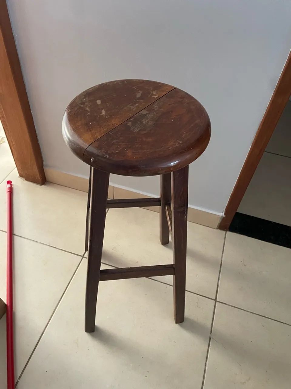 Banqueta alta madeir - Foto 2