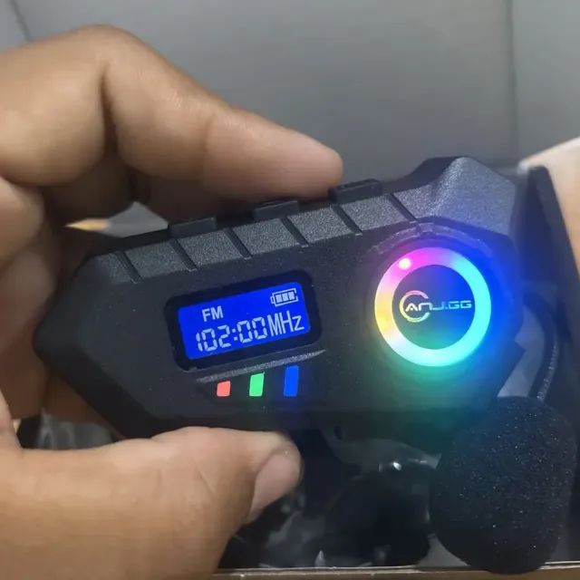 Fone Bluetooth Y10 Capacete Moto  Bateria 20h