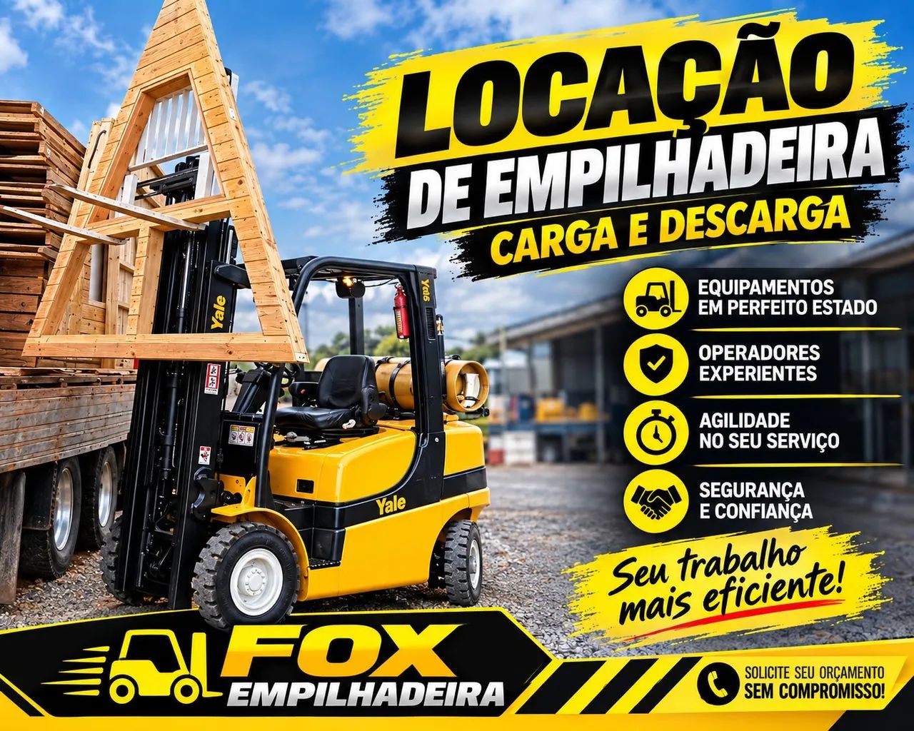 (Locação de empilhadeira )