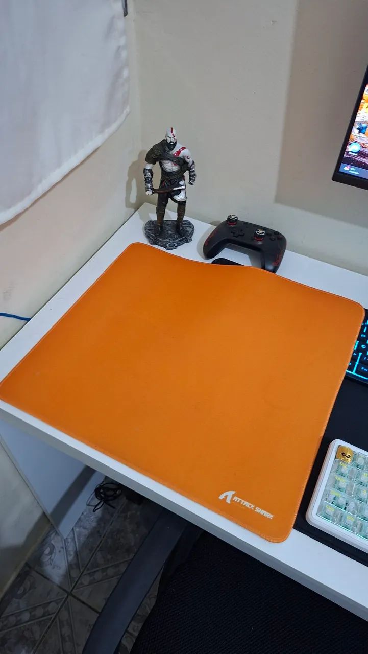 Mousepad Attack Shark Laranja - Foto 2