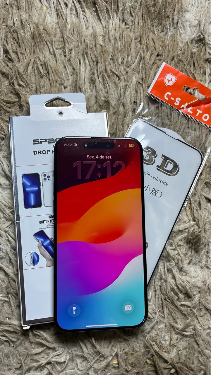 iPhone 15 PRO MAX PRETO 256GB - 89% - Foto 2