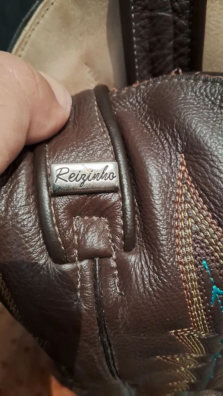 Bota Texana couro de avestruz  - Foto 3