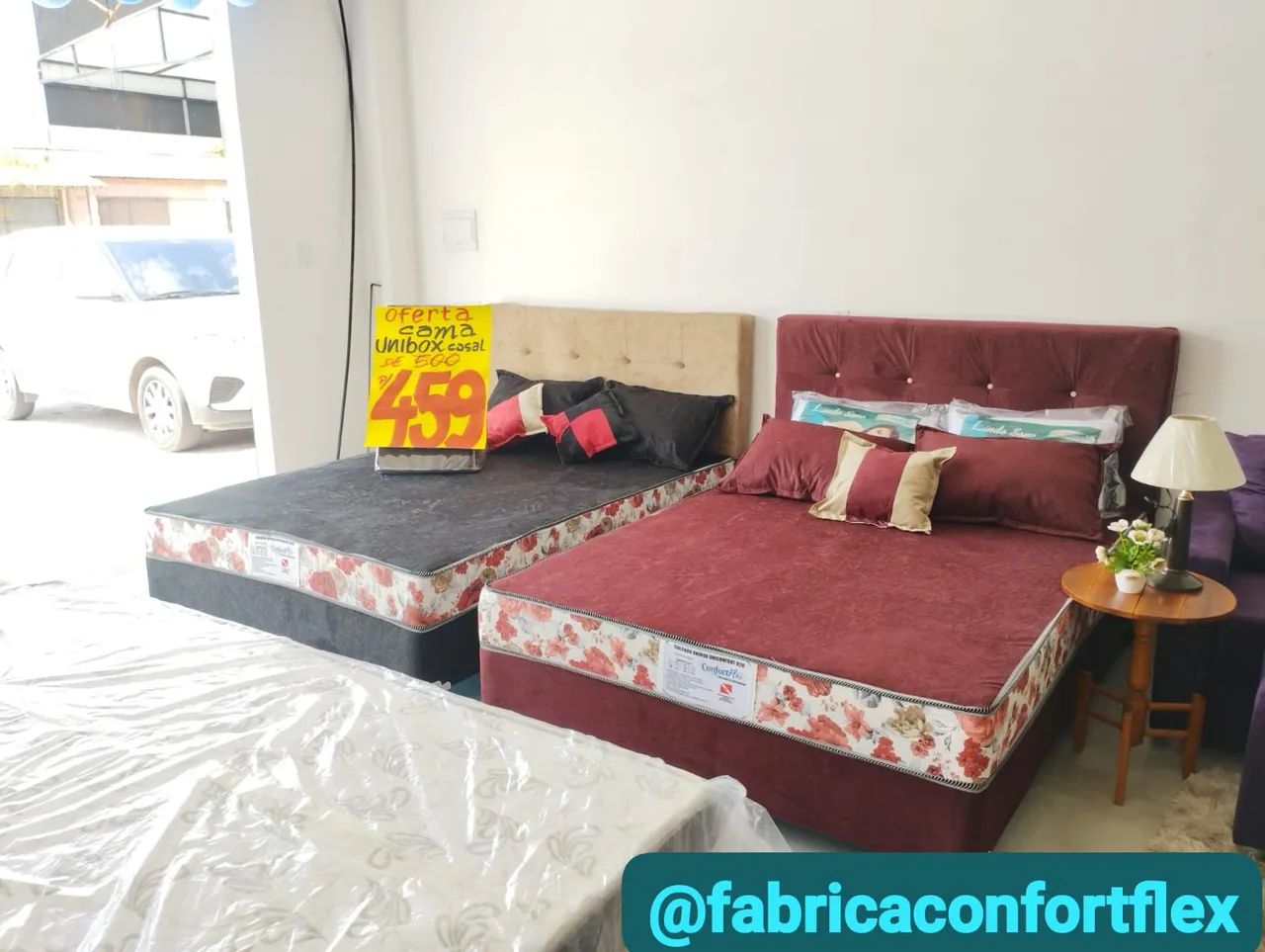 Cama Box casal, Nova e entrego hoje ainda. 
