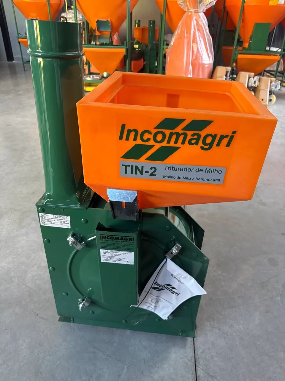 Triturador de milho TIN2 capacidade 1400kg com