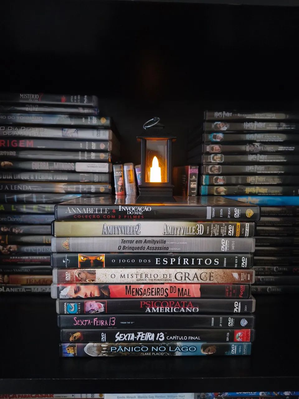 Coleção com 10 filmes de terror 