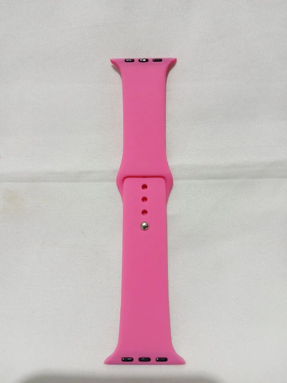 Pulseira para Smartwatch silicone lisa - Foto 3