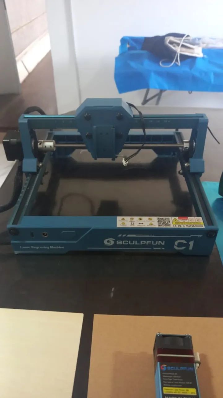 máquina a laser, corte e gravação.  - Foto 3