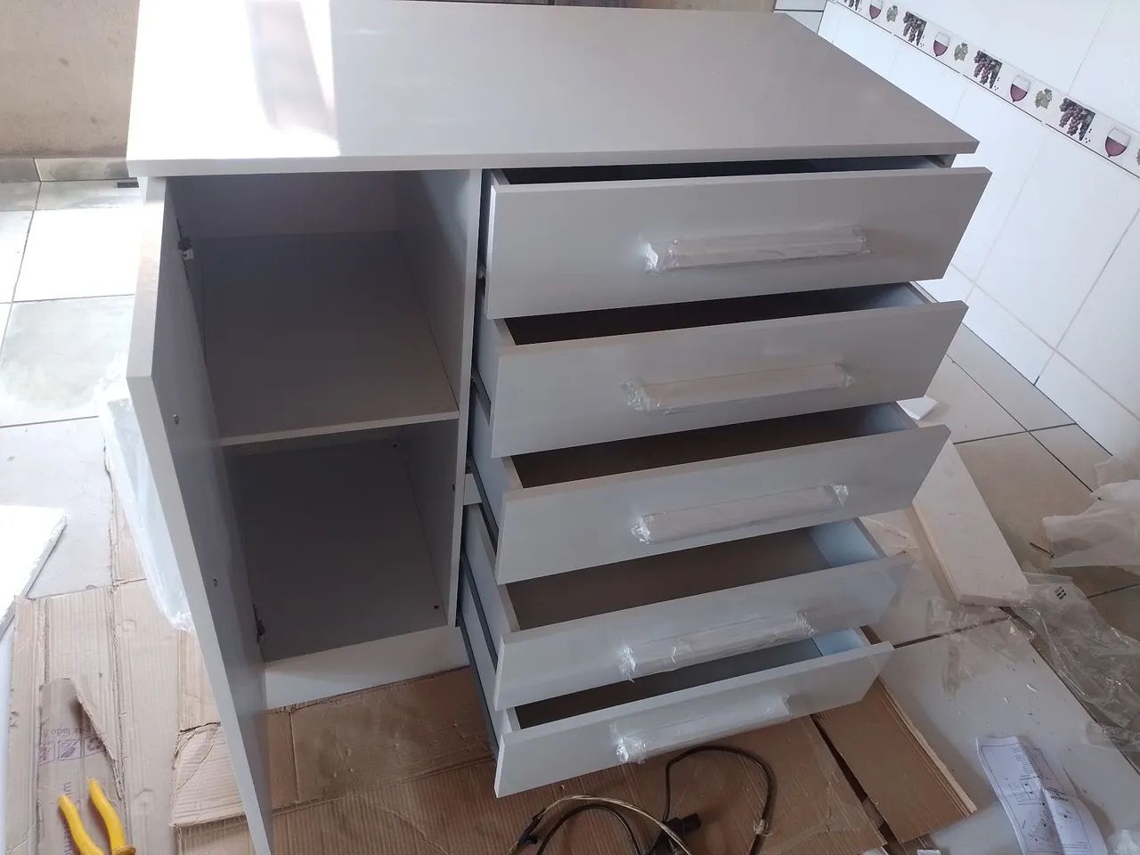 CÔMODA INFANTIL NOVOS NA CAIXA FAZEMOS A ENTREGA GRÁTIS LIGAÇÃO OU WHATSAPP  - Foto 6