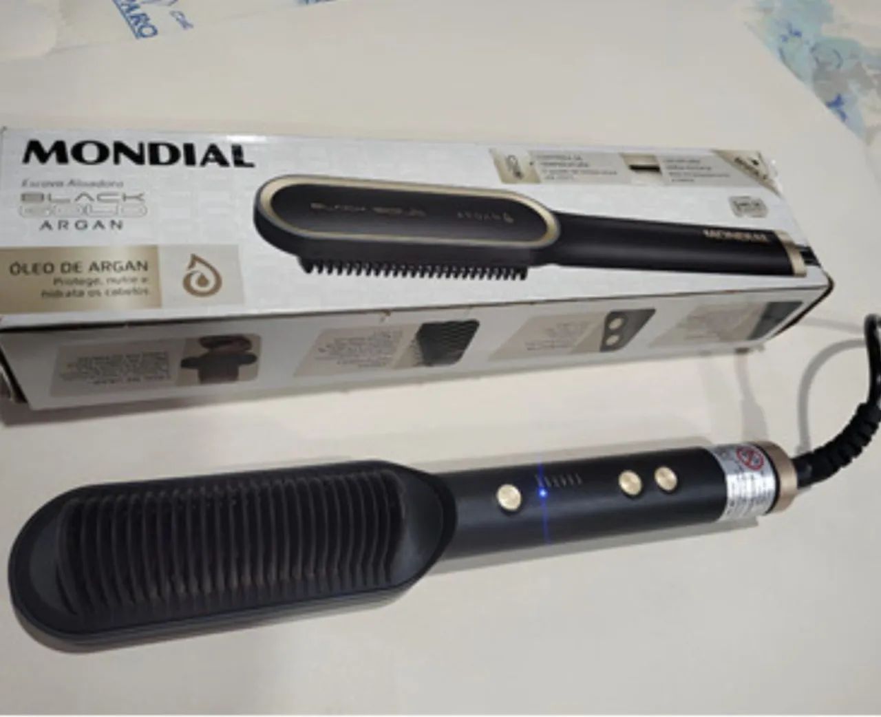 ESCOVA ALISADORA 3 EM 1 -PAGUE SÓ NA ENTREGA ?