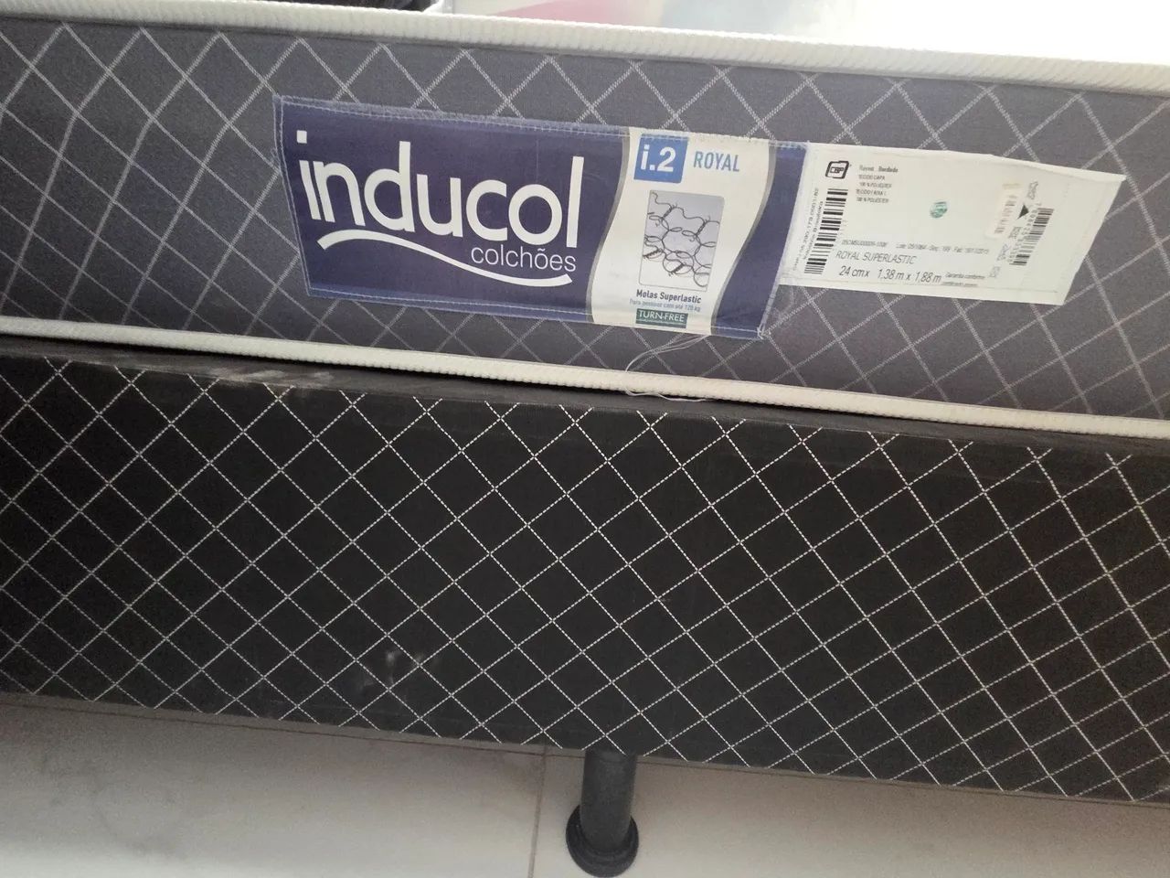 Vendo cama box casal seminova - Foto 2
