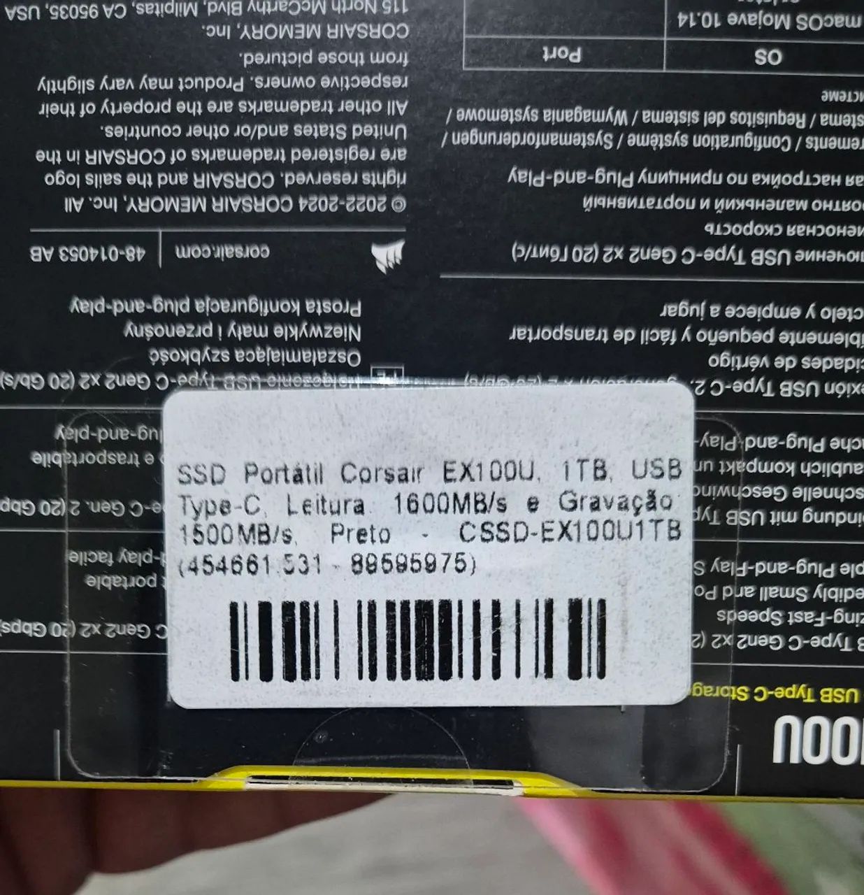 SSD Corsair 1T - Foto 3