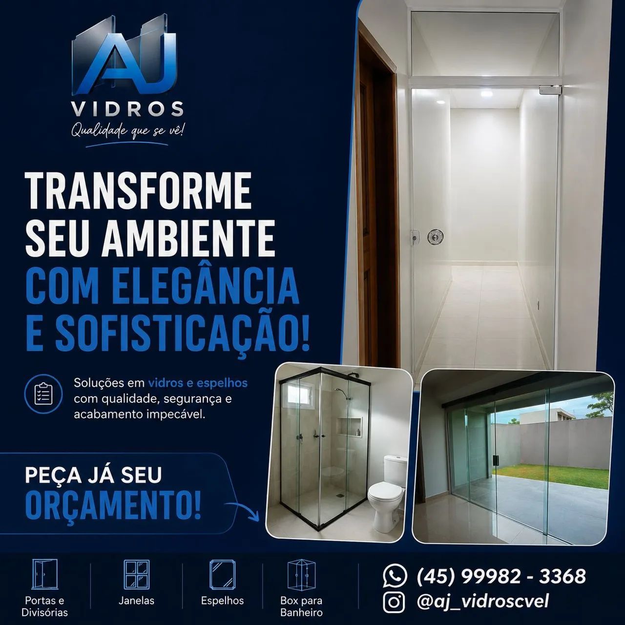 Vidraçaria AJ Vidros - Foto 2