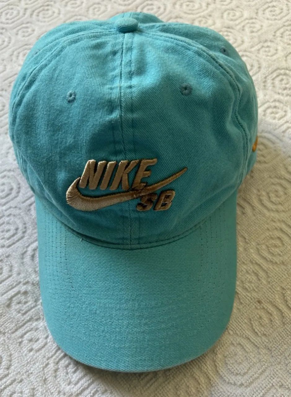 BONÉ NIKE SB ABA CURVA ALGODÃO AZUL CLARO