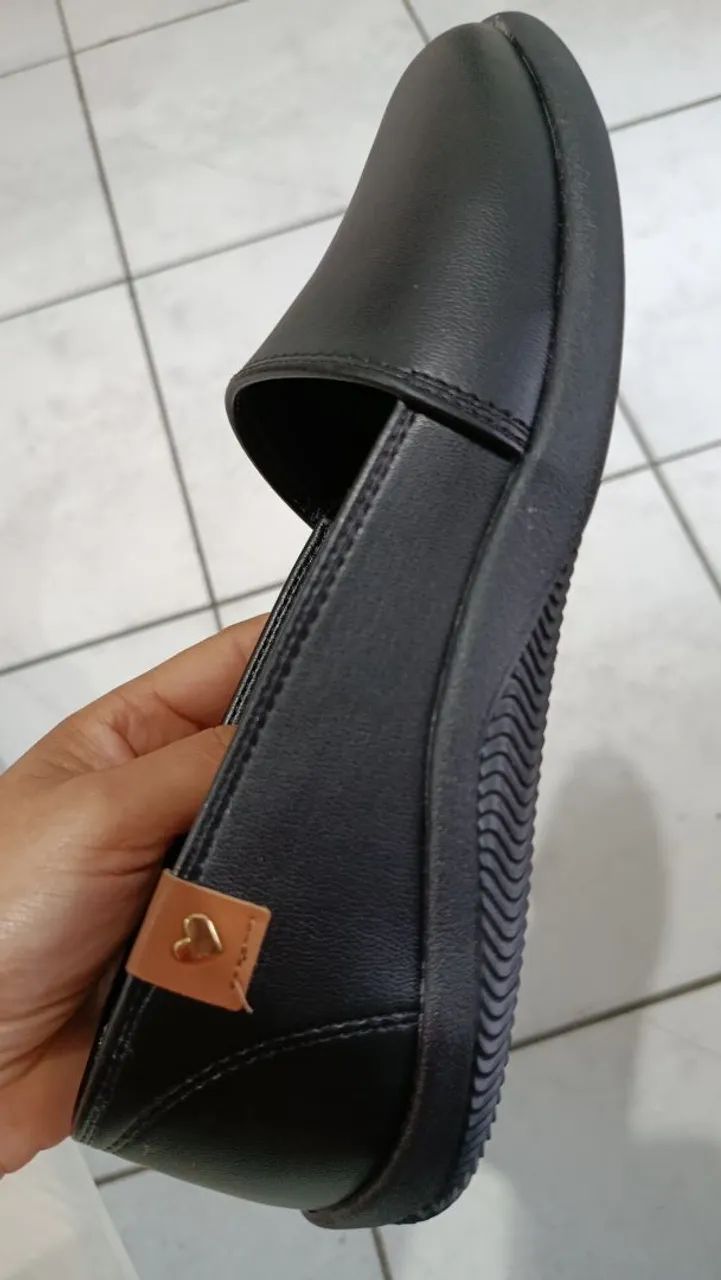 Sapatilha preta moleca  - Foto 2