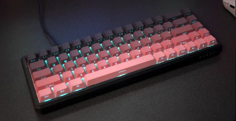 Teclado Magnetico Ajazz AK680 Max - Keycaps Gradiente (wired) - Foto 2