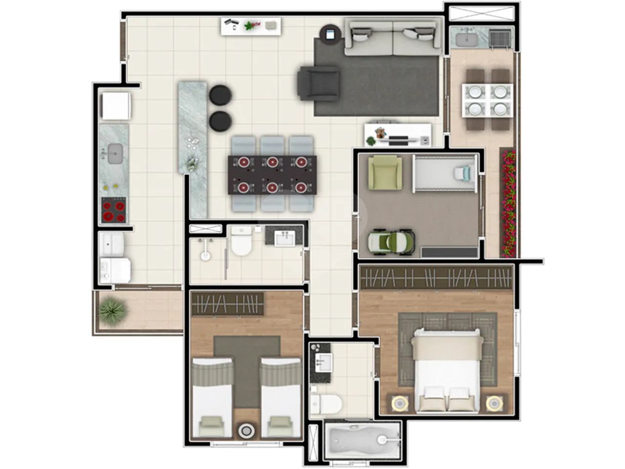 Apartamento Luzes do Campolim - Sorocaba - Foto 2