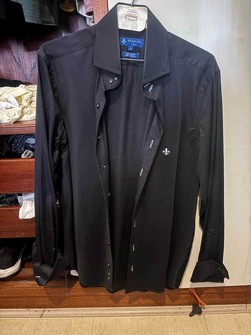 Camisa DUDALINA PRETA